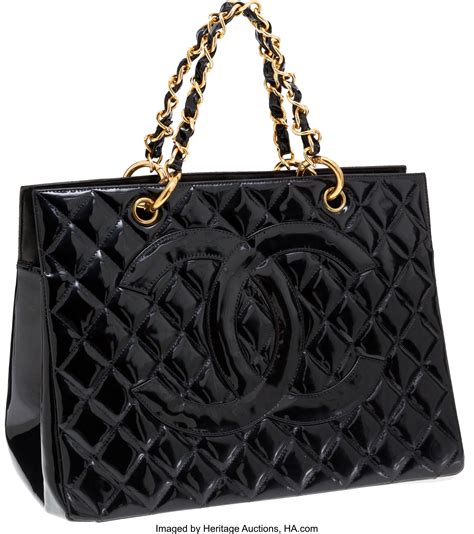 chanel black and gold handbag|Chanel quilted black handbag.